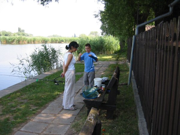 A Duna-ág kedvelt horgászhely is
