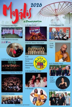 Majális a Duna partján