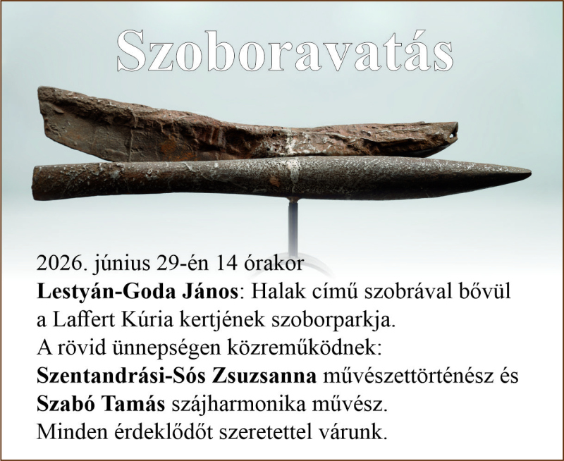 Bővül a Laffert Kúria szoborparkja