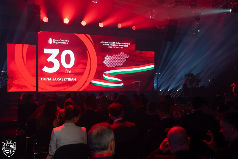 30 éves a Coca-Cola Dunaharasztin