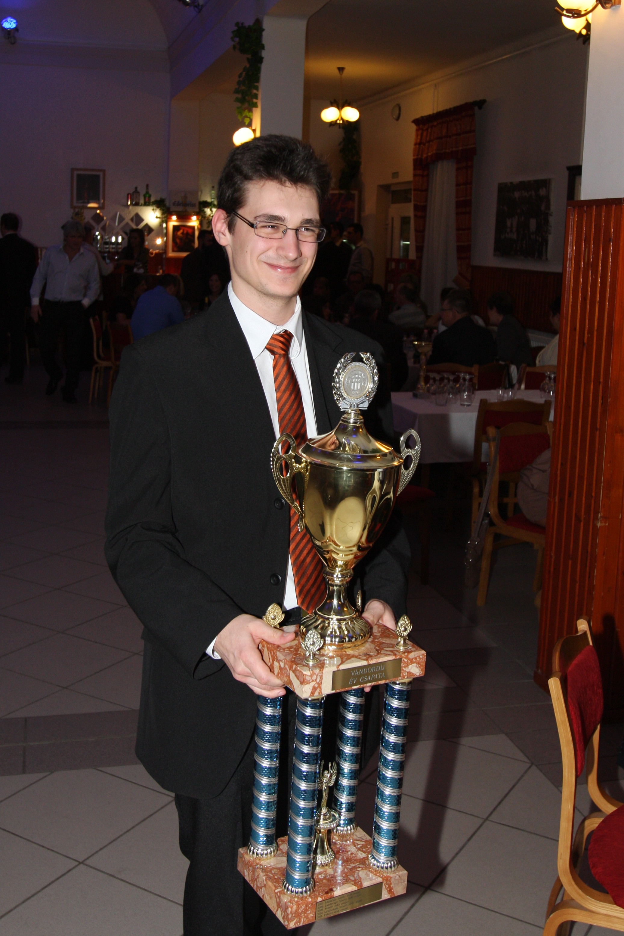 Markos Ádám, a felnőttcsapat erőssége, korábbi Pest megyei bajnok