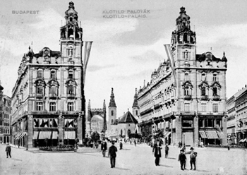 Jobbra a Kígyó utca - 1910