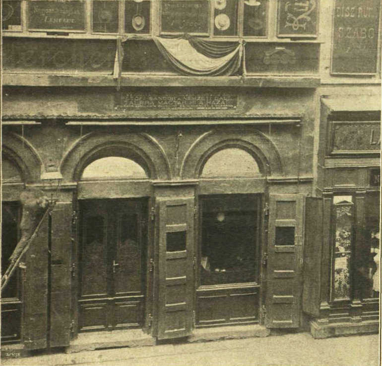 A régi Pilvax Kávéház. Elbontották 1900 körül
