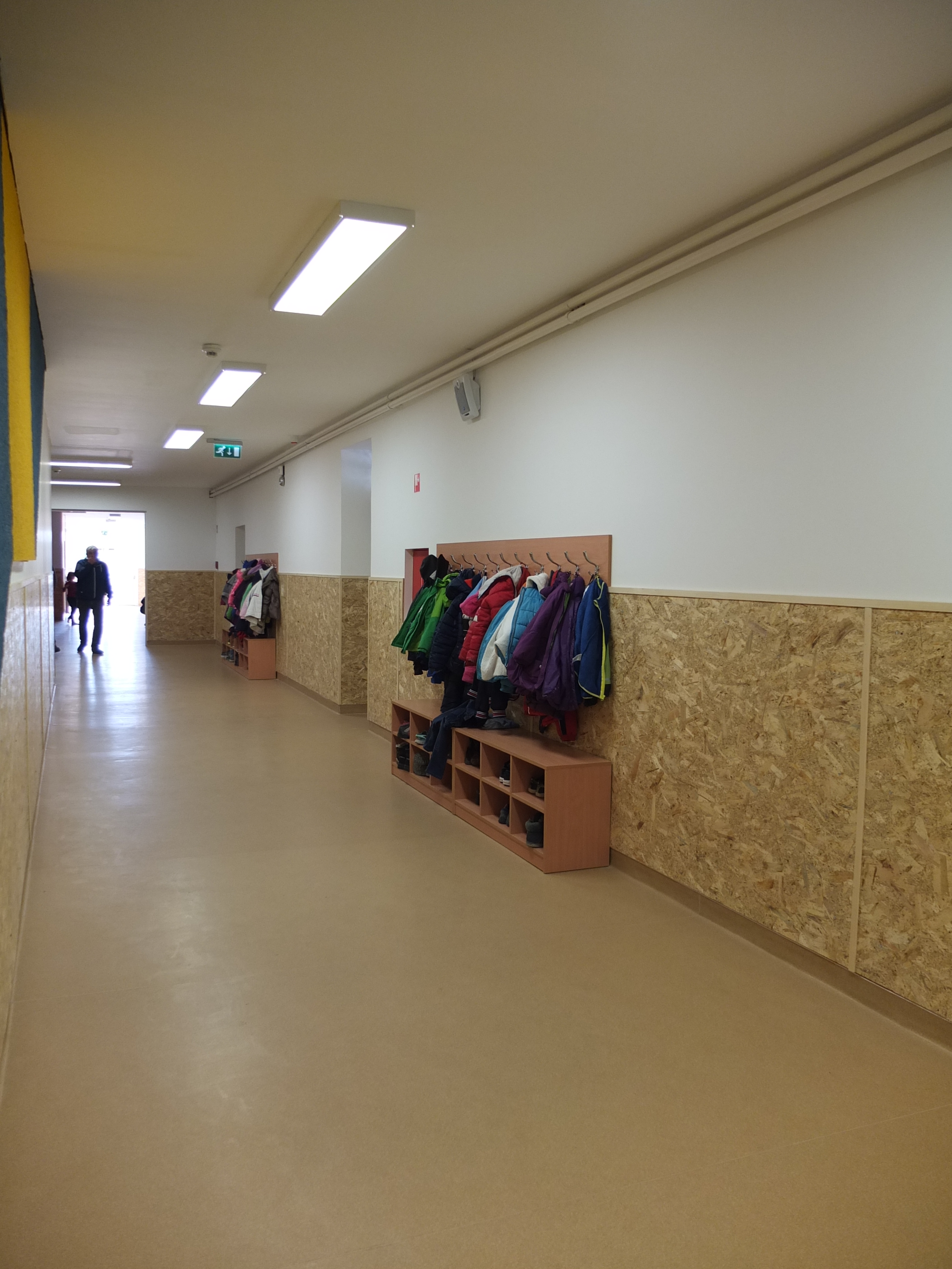 Az intézmény megnyitására 2015. decemberében kerül sor - az iskola folyosója